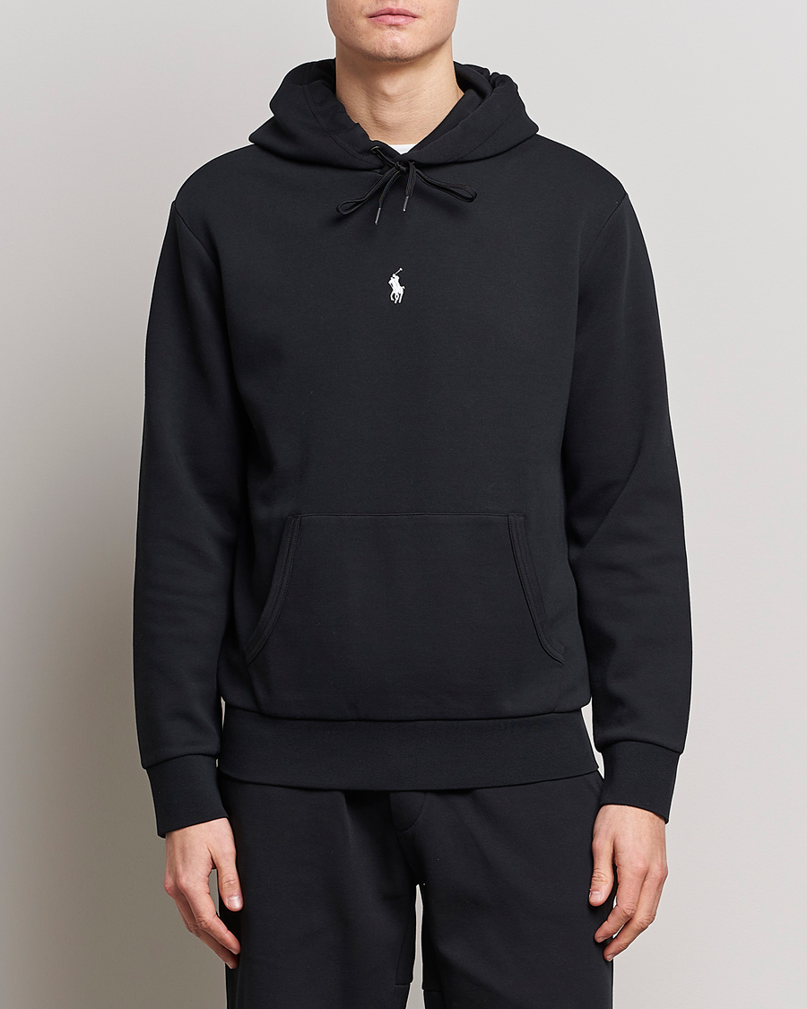 Herren | Pullover | Polo Ralph Lauren | Double Knit Center Logo Hoodie Black