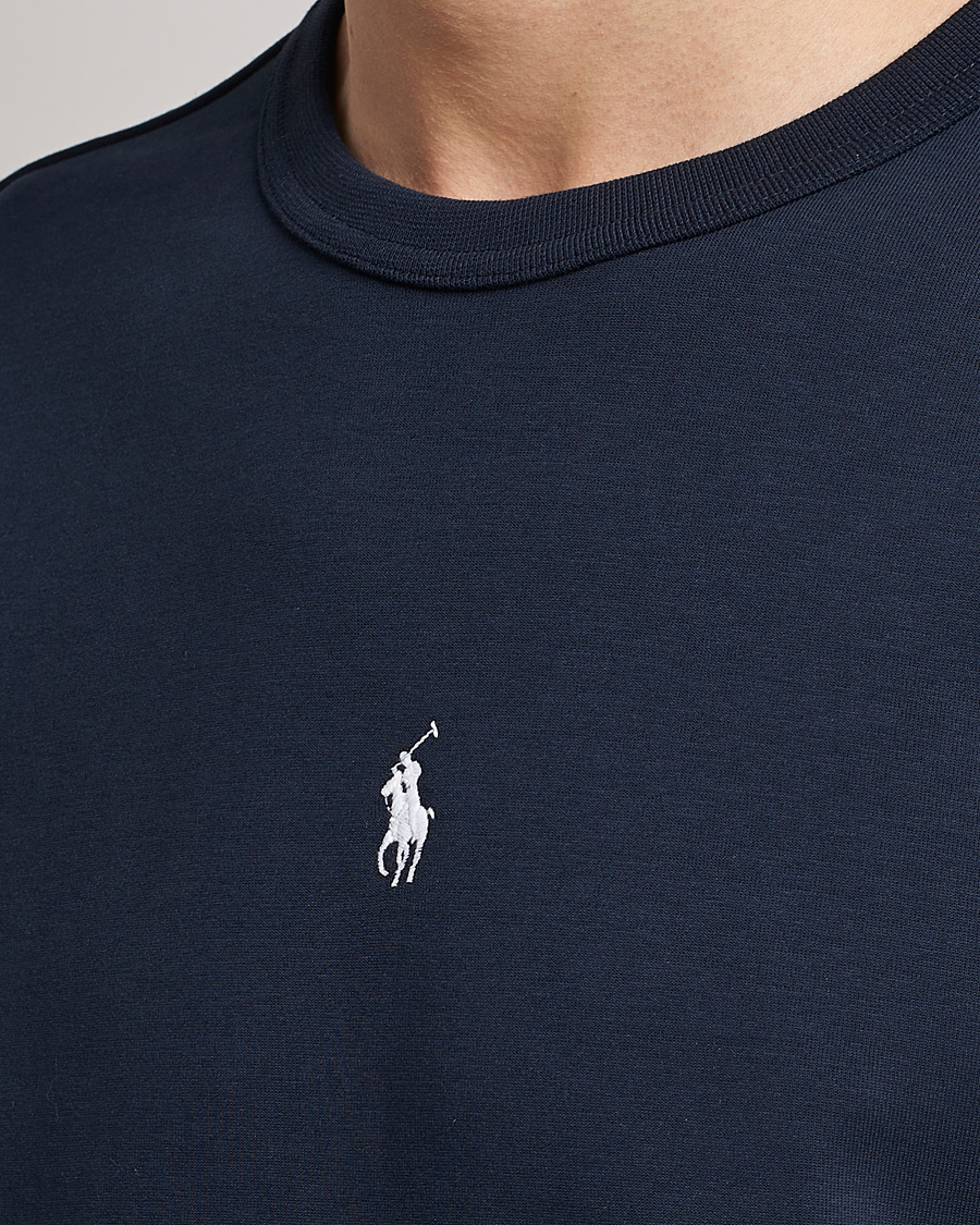 Herren | Pullover | Polo Ralph Lauren | Double Knit Center Logo Sweatshirt Aviator Navy