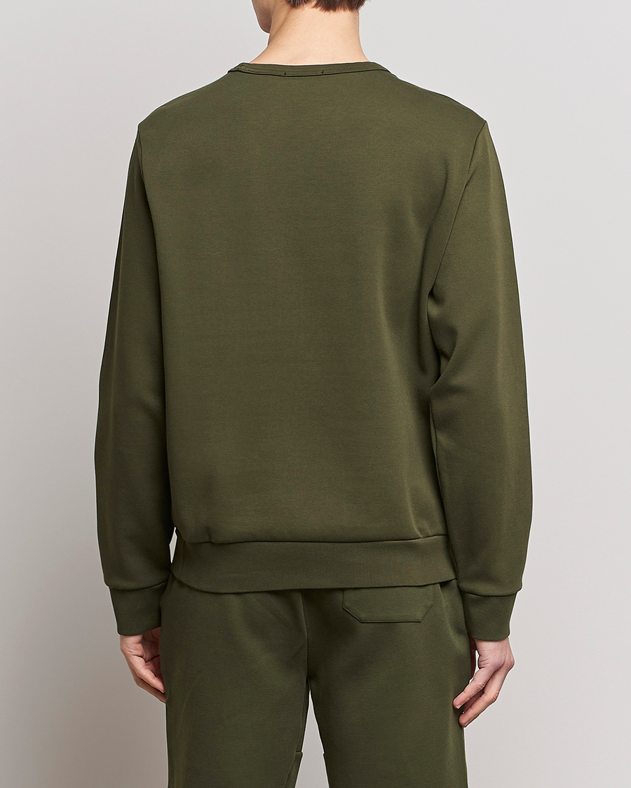 Herren | Pullover | Polo Ralph Lauren | Double Knit Center Logo Sweatshirt Company Olive