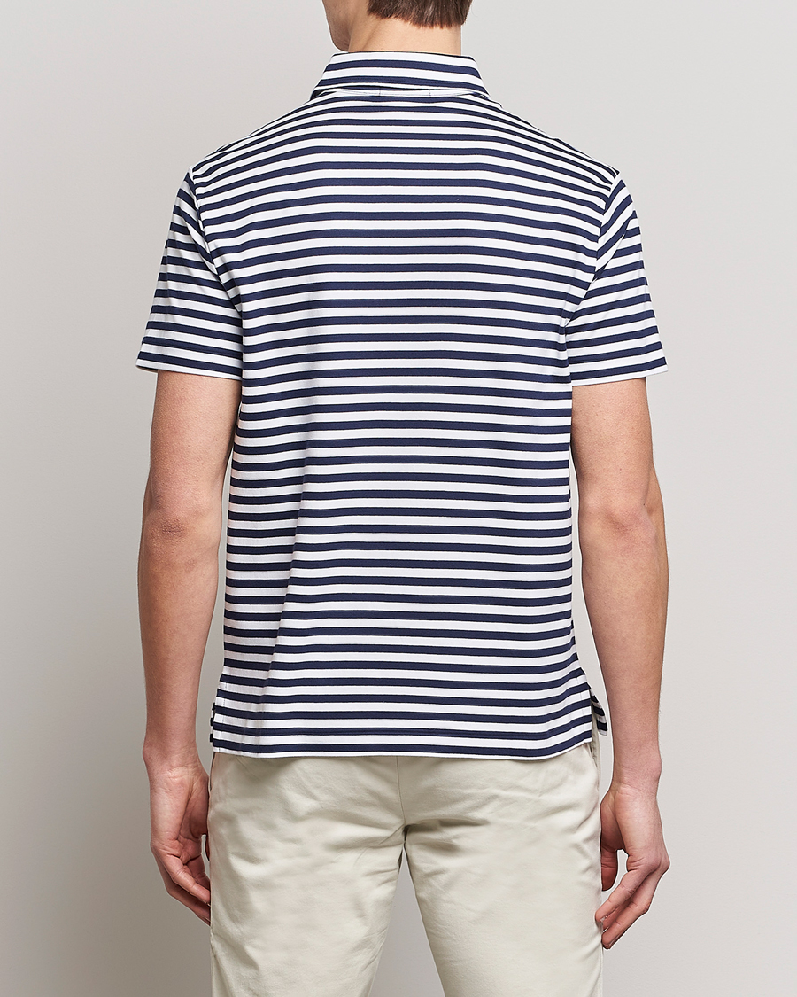 Herren | Poloshirts | Polo Ralph Lauren | Pima Cotton Striped Polo Navy/White