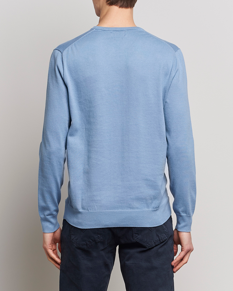 Herren | Pullover | Polo Ralph Lauren | Cotton Crew Neck Sweater Channel Blue