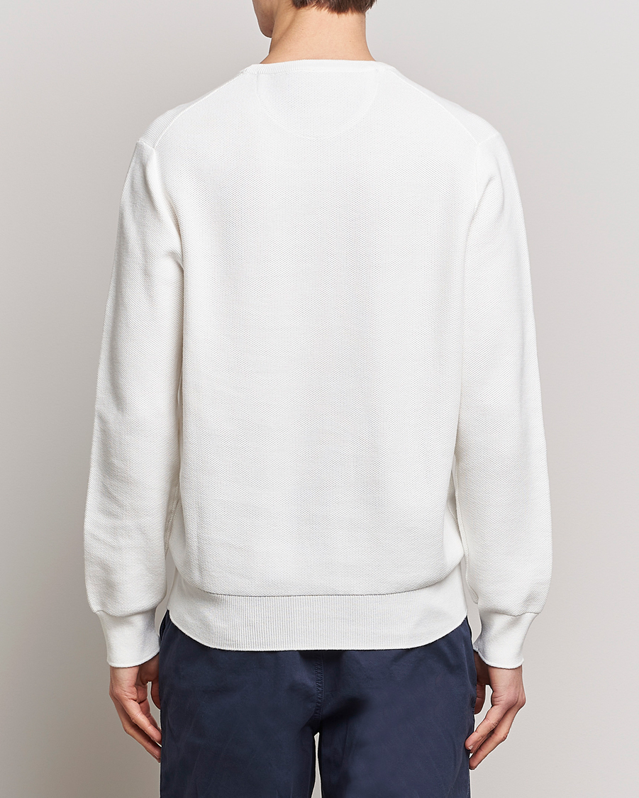 Herren | Pullover | Polo Ralph Lauren | Textured Crew Neck Sweater Deckwash White