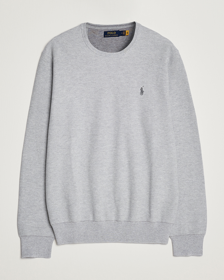 Herren | Pullover | Polo Ralph Lauren | Textured Crew Neck Sweater Andover Heather