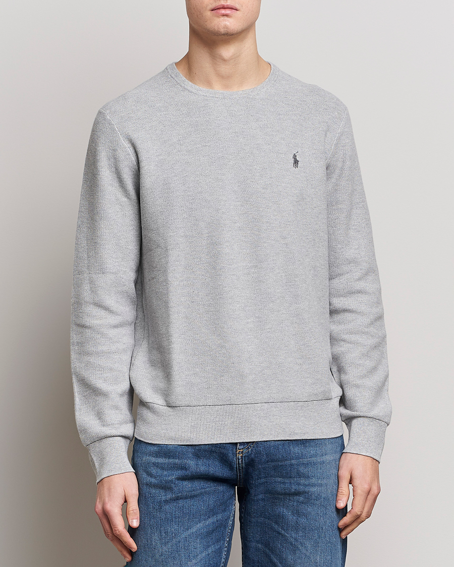 Herren | Pullover | Polo Ralph Lauren | Textured Crew Neck Sweater Andover Heather