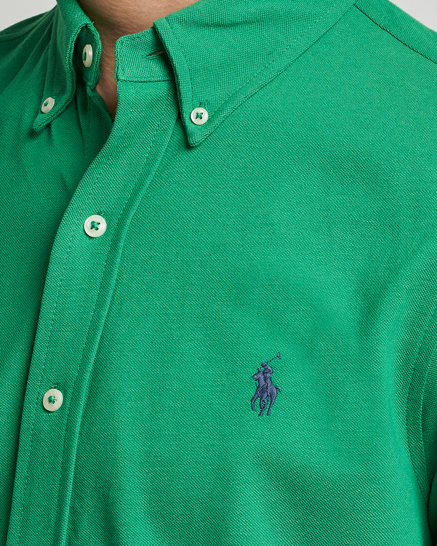 Herren | Hemden | Polo Ralph Lauren | Featherweight Mesh Shirt Optic Green