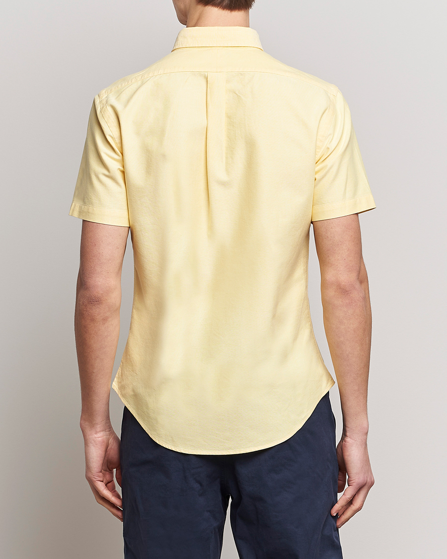 Herren | Hemden | Polo Ralph Lauren | Slim Fit Oxford Short Sleeve Shirt Yellow
