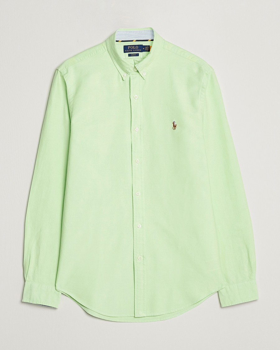 Herren | Hemden | Polo Ralph Lauren | Slim Fit Oxford Button Down Shirt Oasis Green