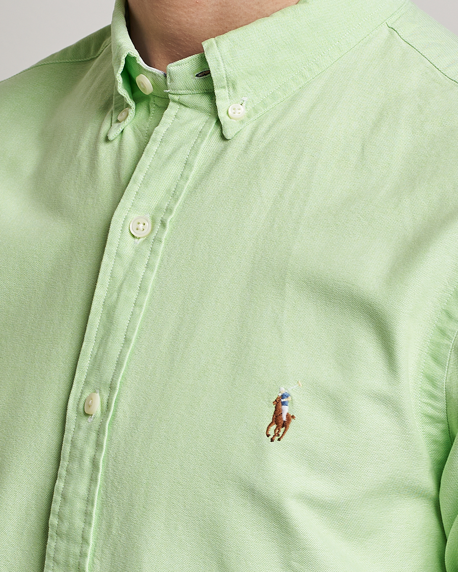 Herren | Hemden | Polo Ralph Lauren | Slim Fit Oxford Button Down Shirt Oasis Green