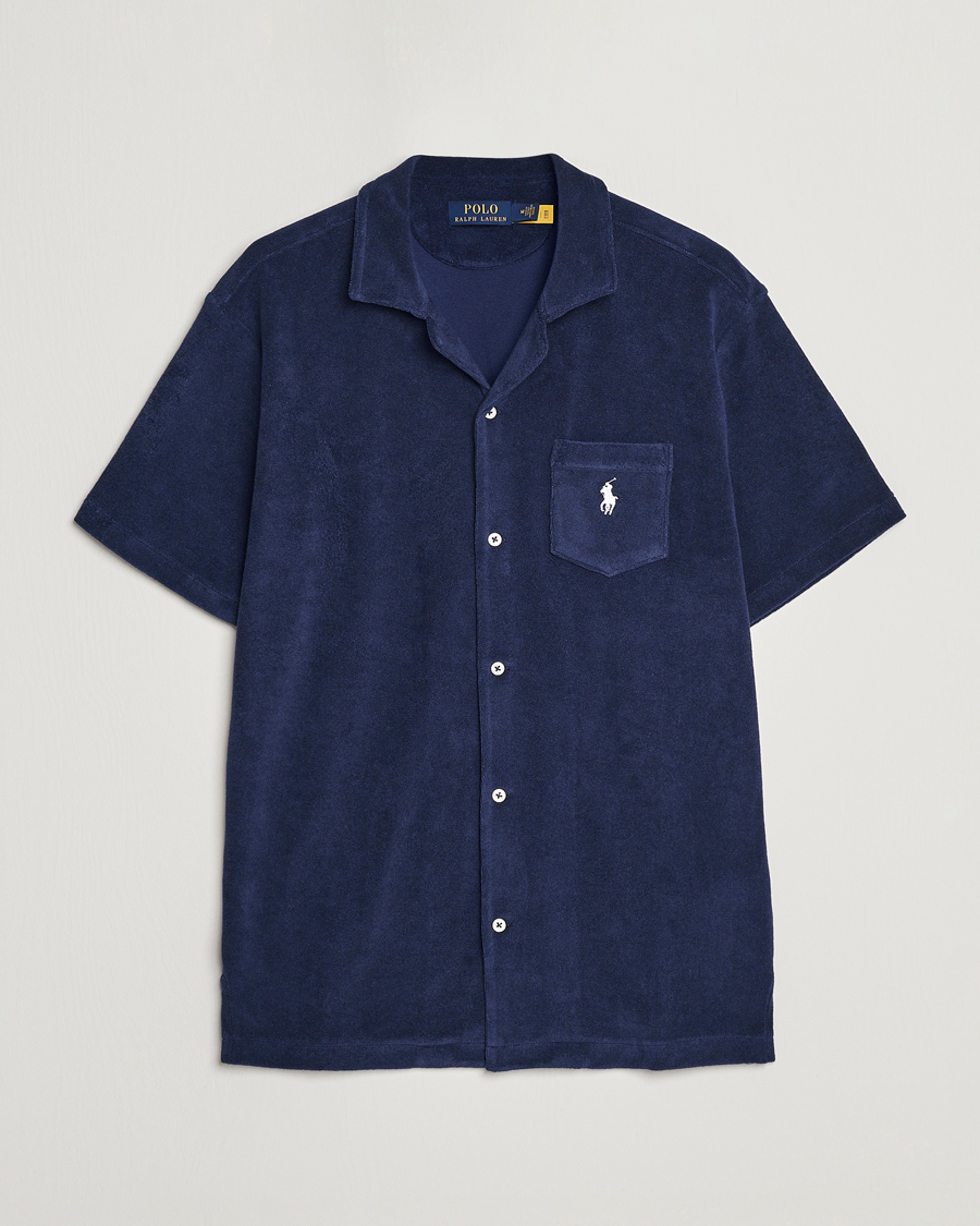 Herren | Hemden | Polo Ralph Lauren | Cotton Terry Short Sleeve Newport Navy