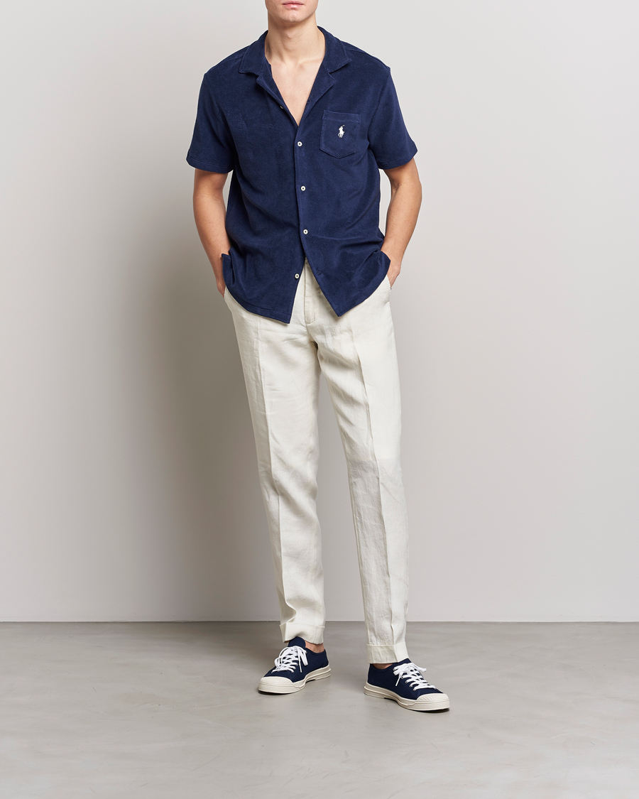 Herren | Hemden | Polo Ralph Lauren | Cotton Terry Short Sleeve Newport Navy