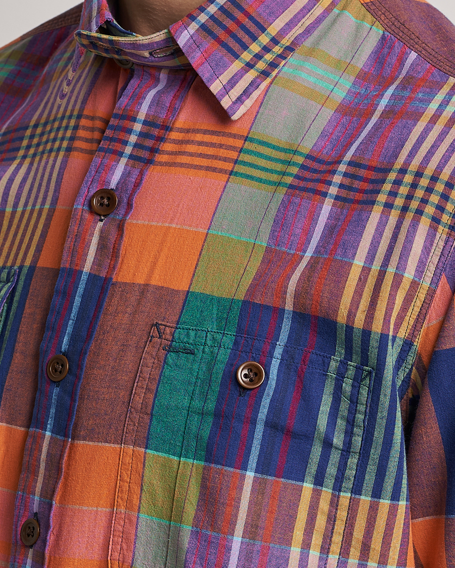 Herren | Hemden | Polo Ralph Lauren | Madras Checked Shirt Orange/Purple