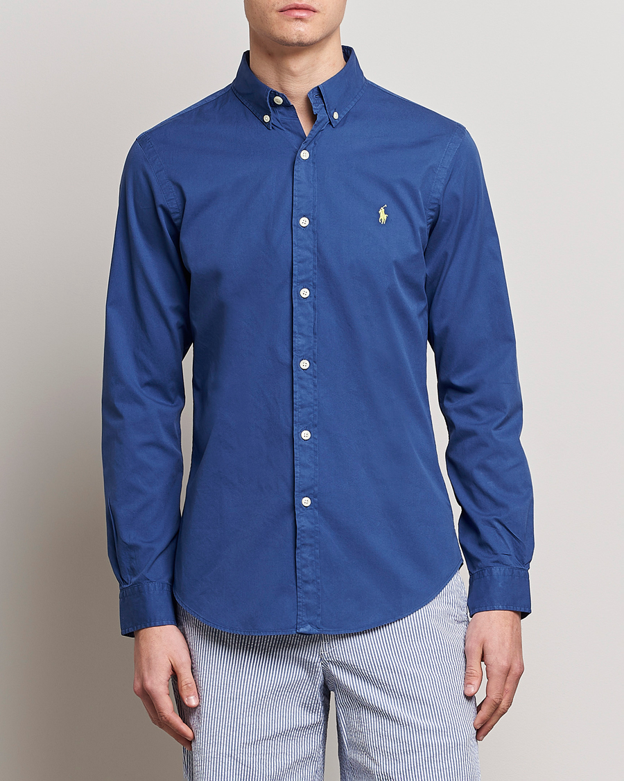 Herren | Hemden | Polo Ralph Lauren | Slim Fit Brushed Twill Shirt Royal Navy