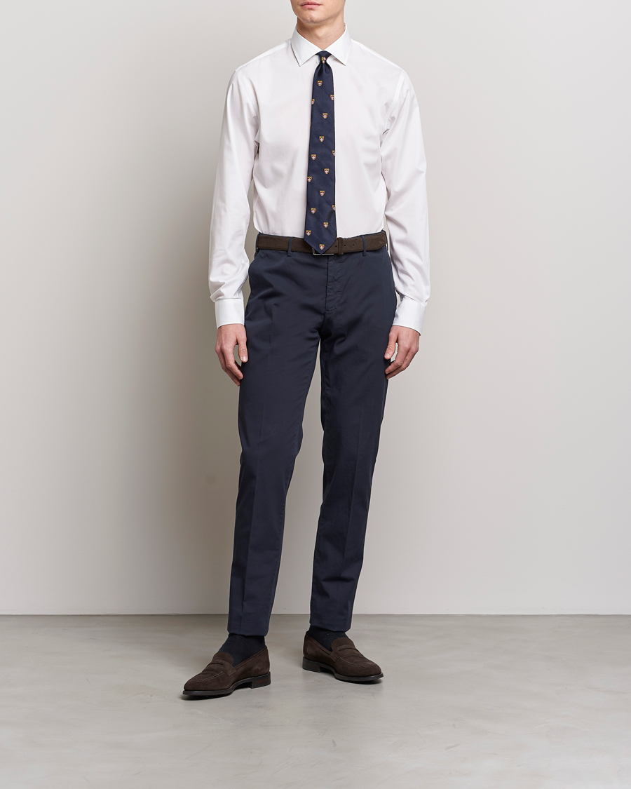 Herren | Hemden | Polo Ralph Lauren | Slim Fit Poplin Dress Shirt White