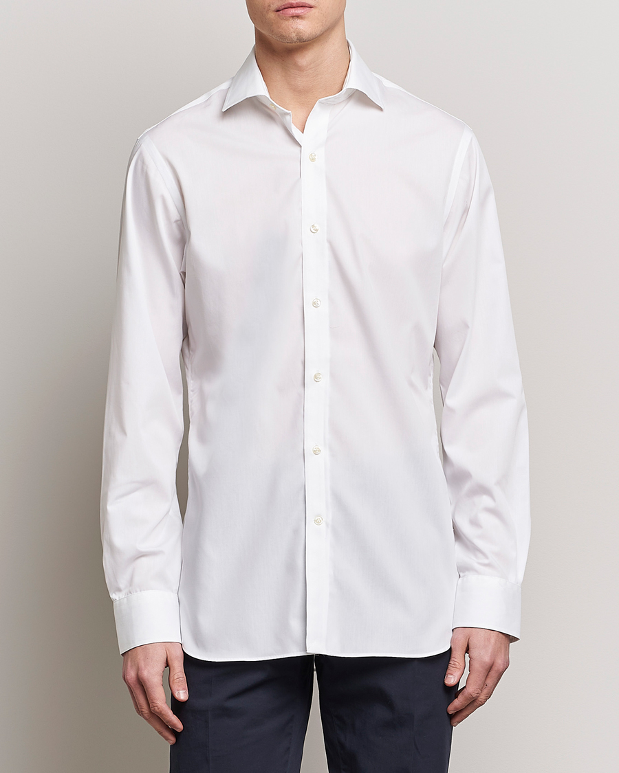Herren | Hemden | Polo Ralph Lauren | Slim Fit Poplin Dress Shirt White