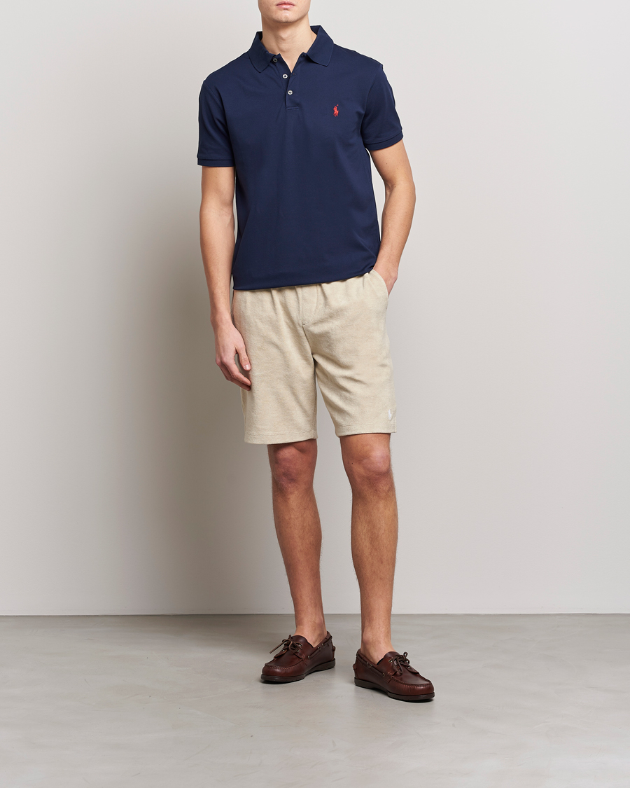Herren | Shorts | Polo Ralph Lauren | Cotton Terry Drawstring Shorts Spring Beige