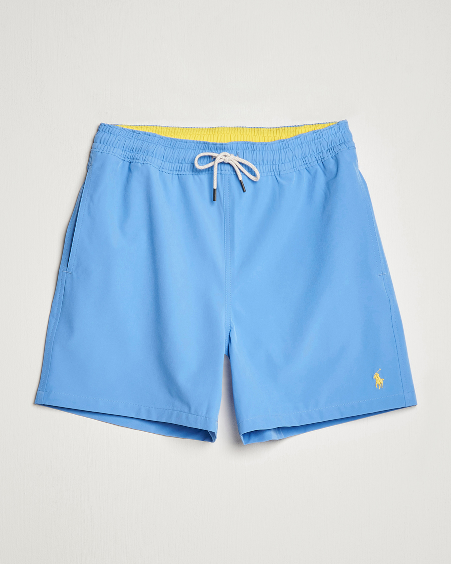 Herren | Badehosen | Polo Ralph Lauren | Recyceled Traveler Boxer Swimshorts Harbor Island Blue