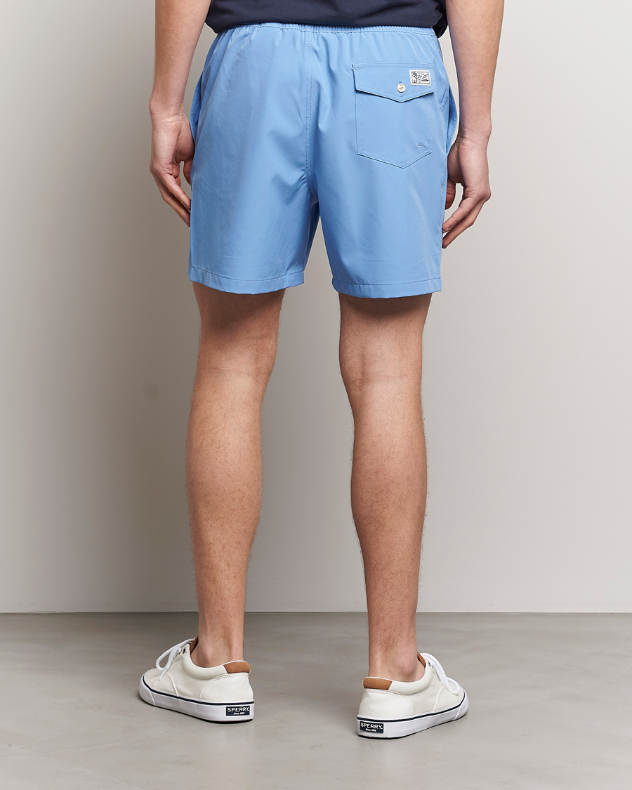 Herren | Badehosen | Polo Ralph Lauren | Recyceled Traveler Boxer Swimshorts Harbor Island Blue