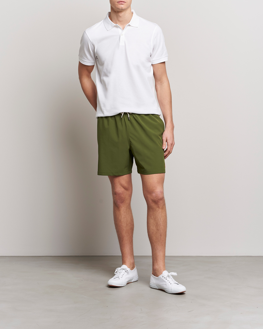 Herren | Badehosen | Polo Ralph Lauren | Recyceled Traveler Boxer Swimshorts Supply Olive