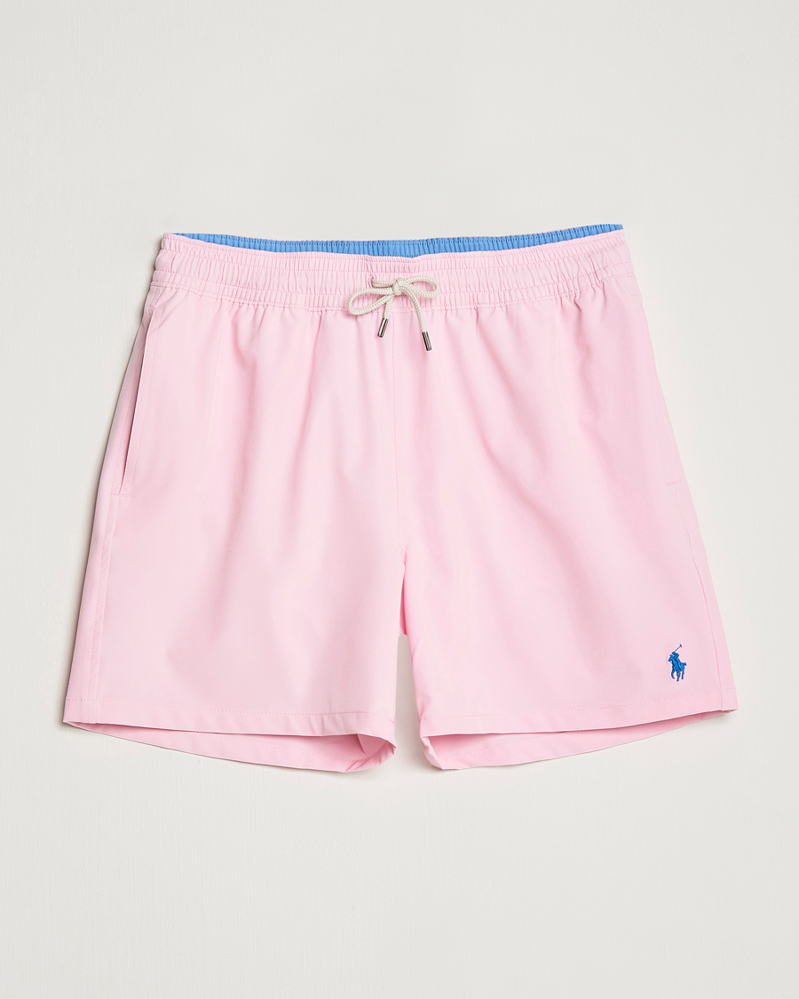 Herren | Badehosen | Polo Ralph Lauren | Recyceled Traveler Boxer Swimshorts Carmel Pink