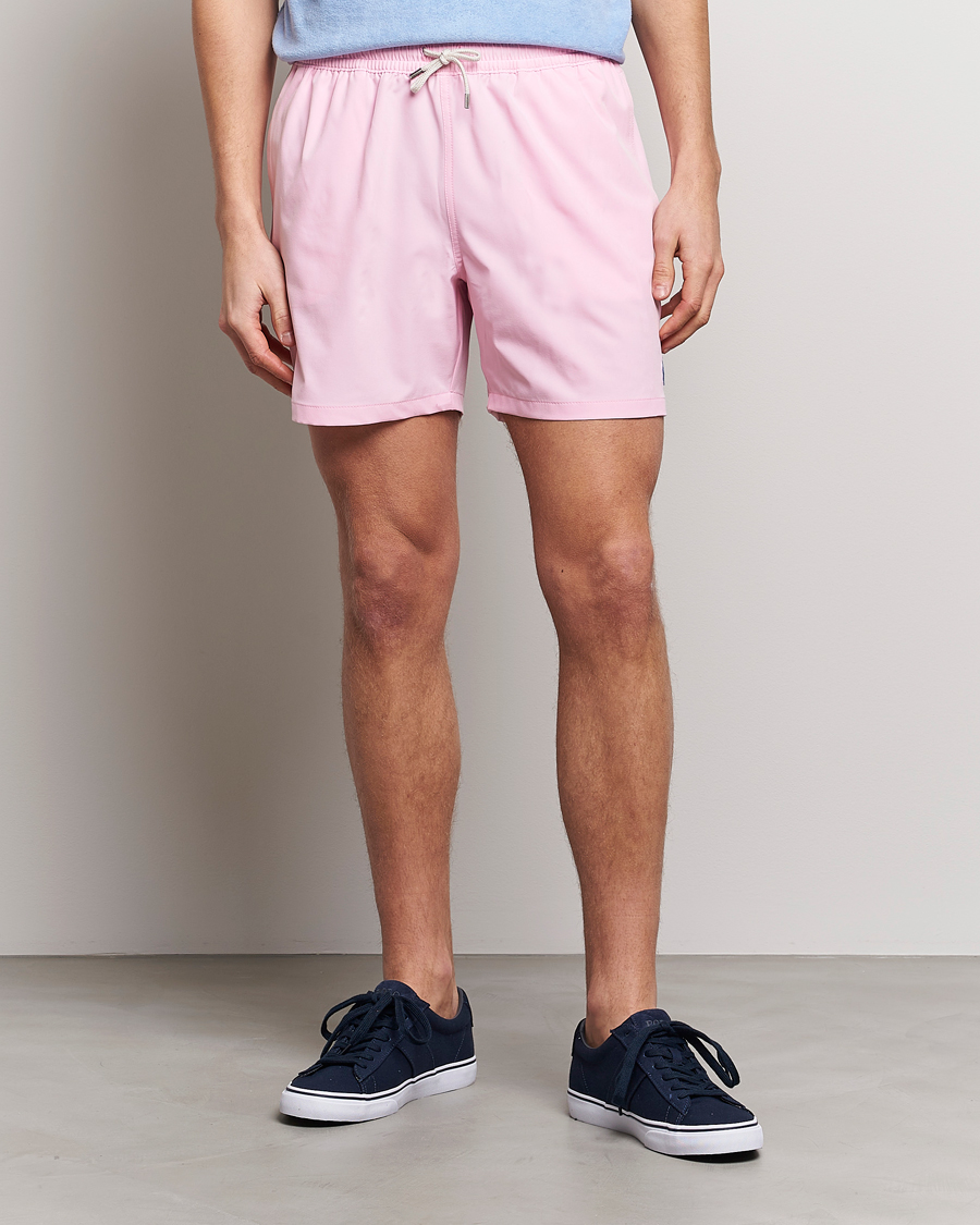 Herren | Badehosen | Polo Ralph Lauren | Recyceled Traveler Boxer Swimshorts Carmel Pink
