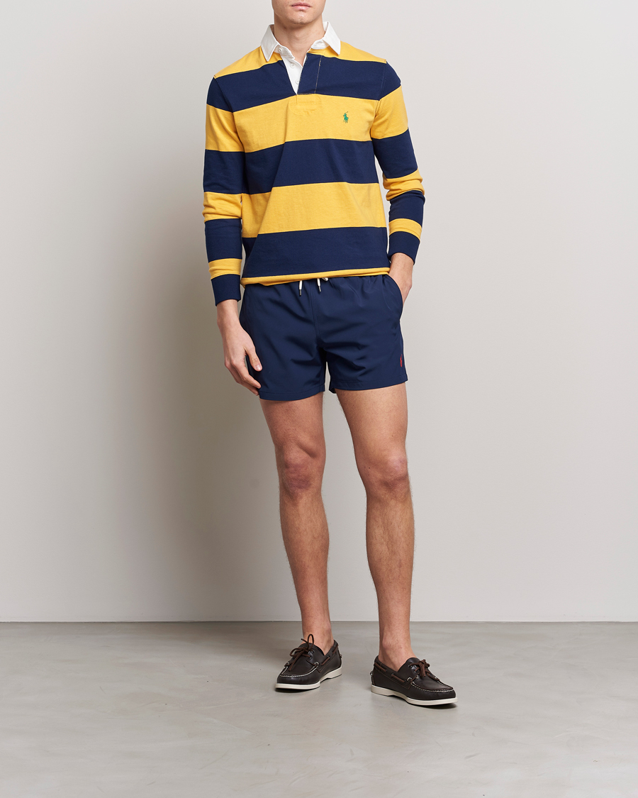 Herren | Badehosen | Polo Ralph Lauren | Recycled Slim Traveler Swimshorts Newport Navy
