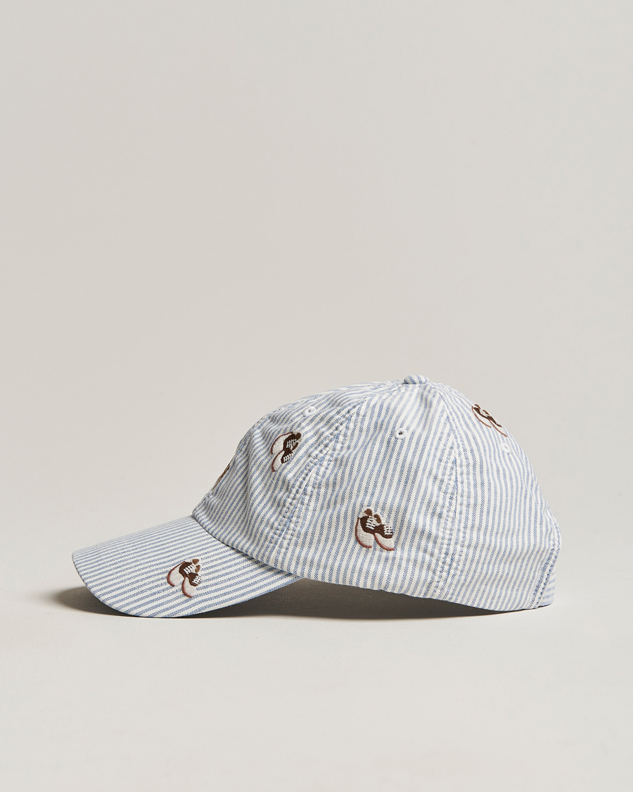 Herren | Polo Ralph Lauren Oxford Striped Cap Blue/White | Polo Ralph Lauren | Oxford Striped Cap Blue/White