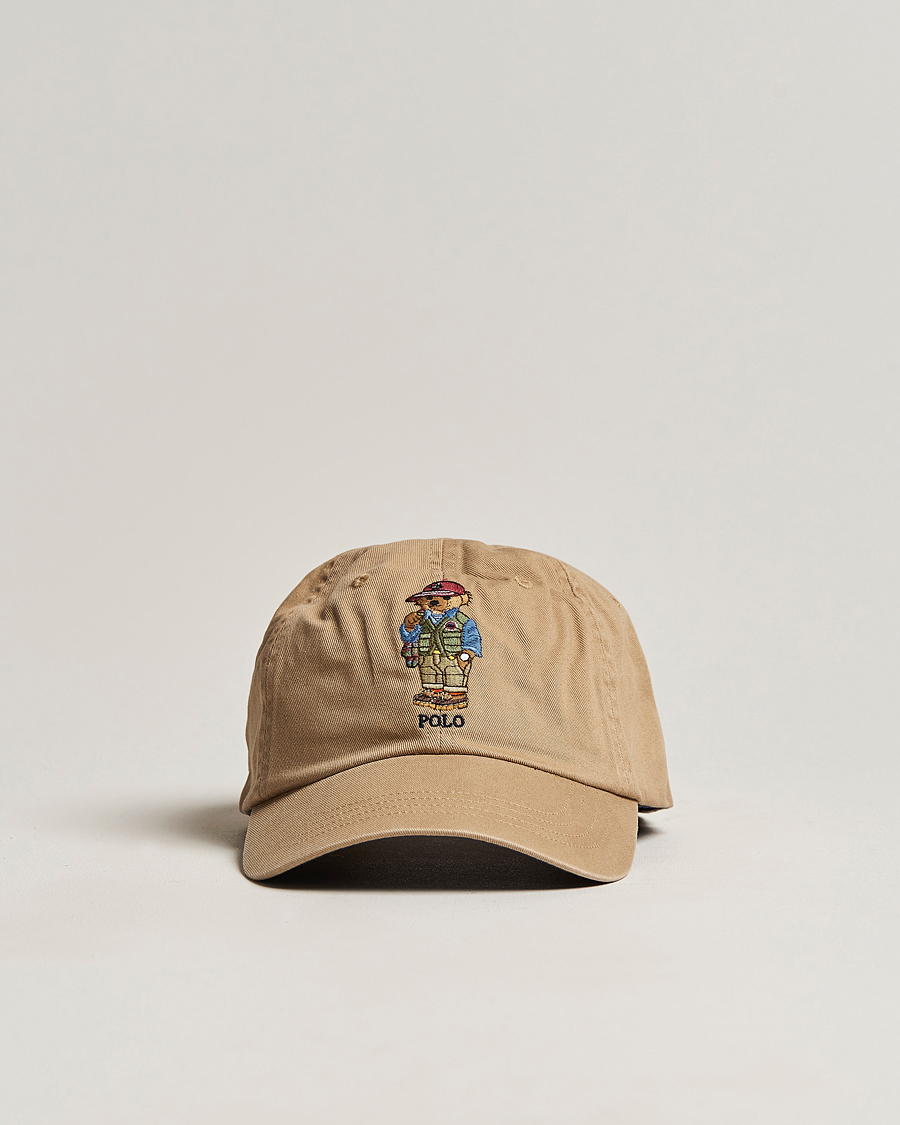 Herren | Polo Ralph Lauren Twill Bear Cap Luxury Tan | Polo Ralph Lauren | Twill Bear Cap Luxury Tan