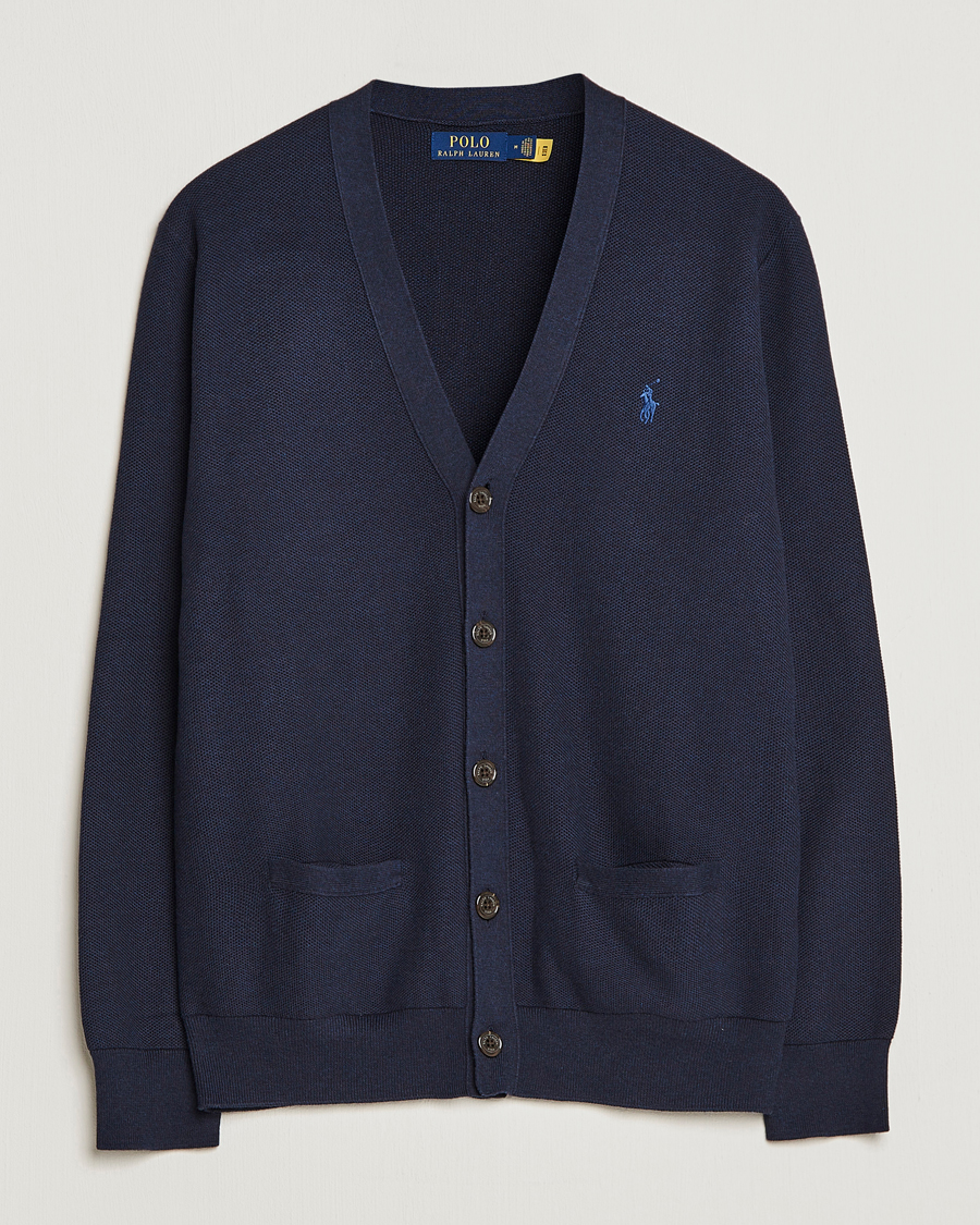 Herren | Pullover | Polo Ralph Lauren | Cotton Cardigan Navy Heather
