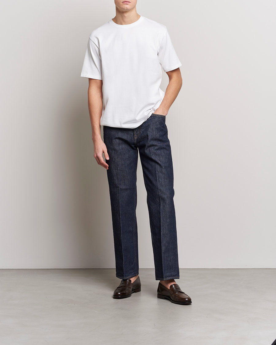 Herren | T-Shirts | Auralee | Luster Plaiting T-Shirt White