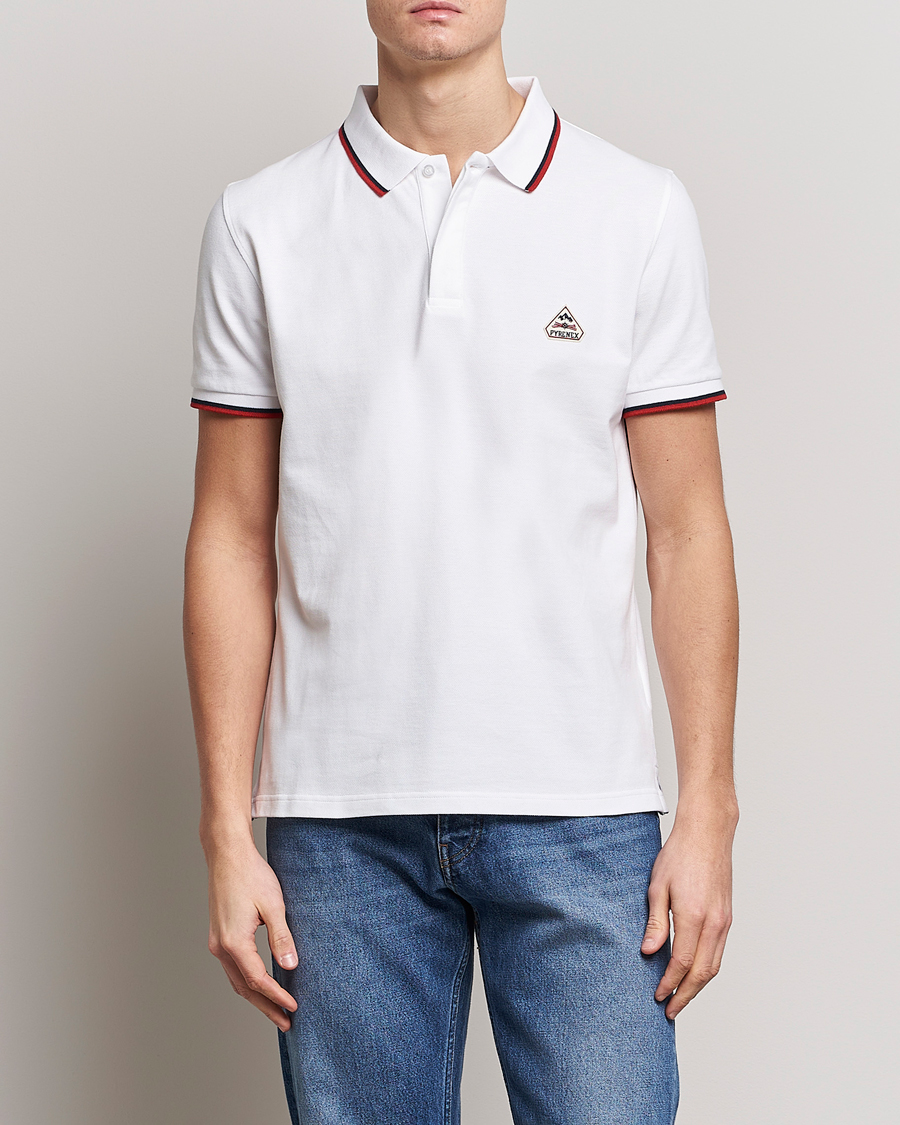 Herren | Poloshirts | Pyrenex | Leyre Cotton Logo Polo White
