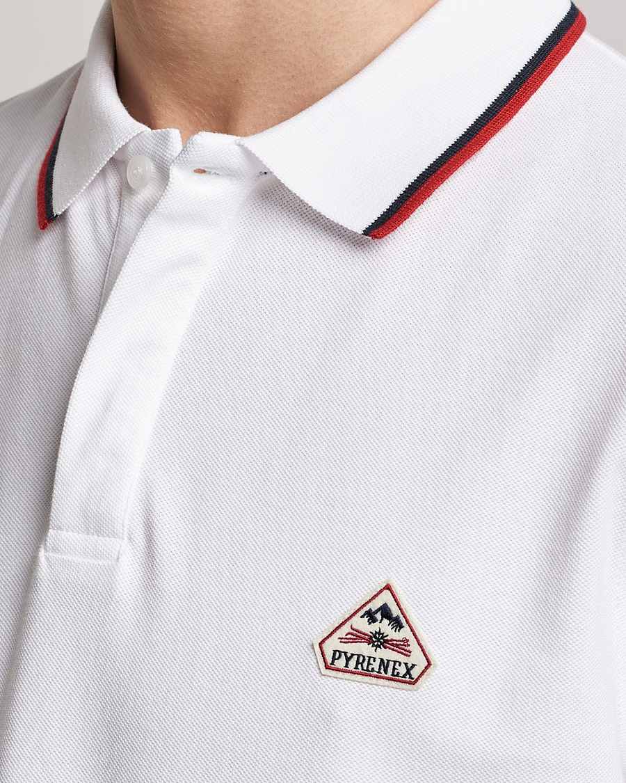 Herren | Poloshirts | Pyrenex | Leyre Cotton Logo Polo White