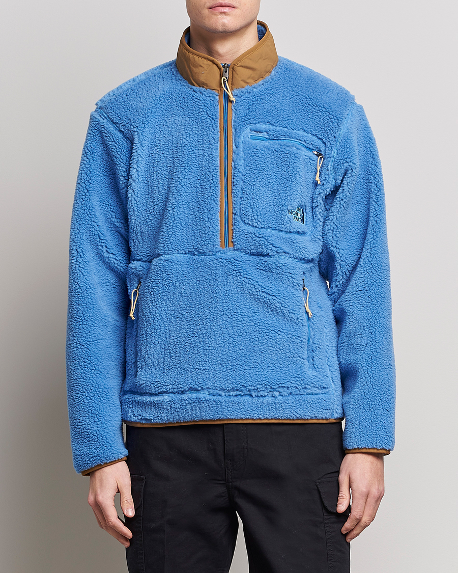 Herren | Pullover | The North Face | Heritage Fleece Pile Half Zip Super Sonic Blue