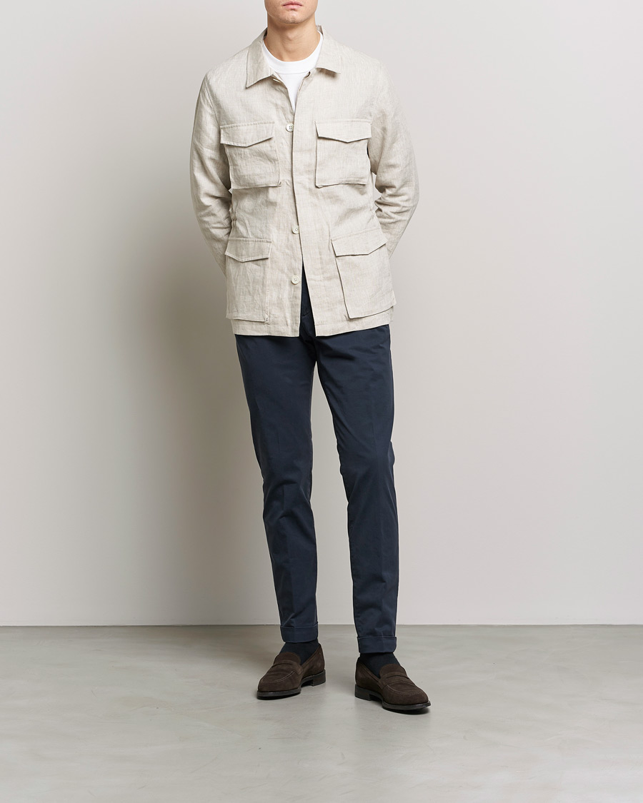 Herren | Hosen | Briglia 1949 | Slim Fit Cotton Chinos Navy