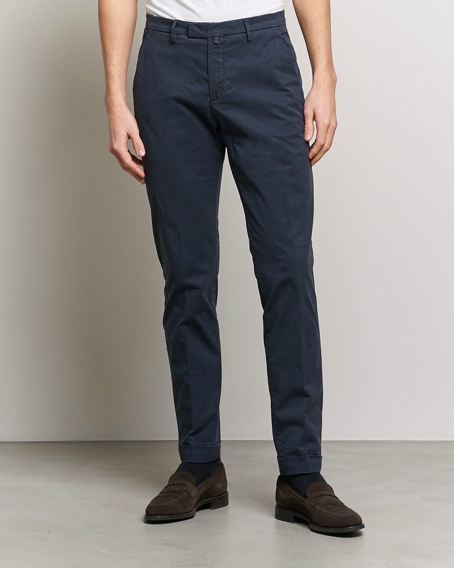 Herren | Hosen | Briglia 1949 | Slim Fit Cotton Chinos Navy