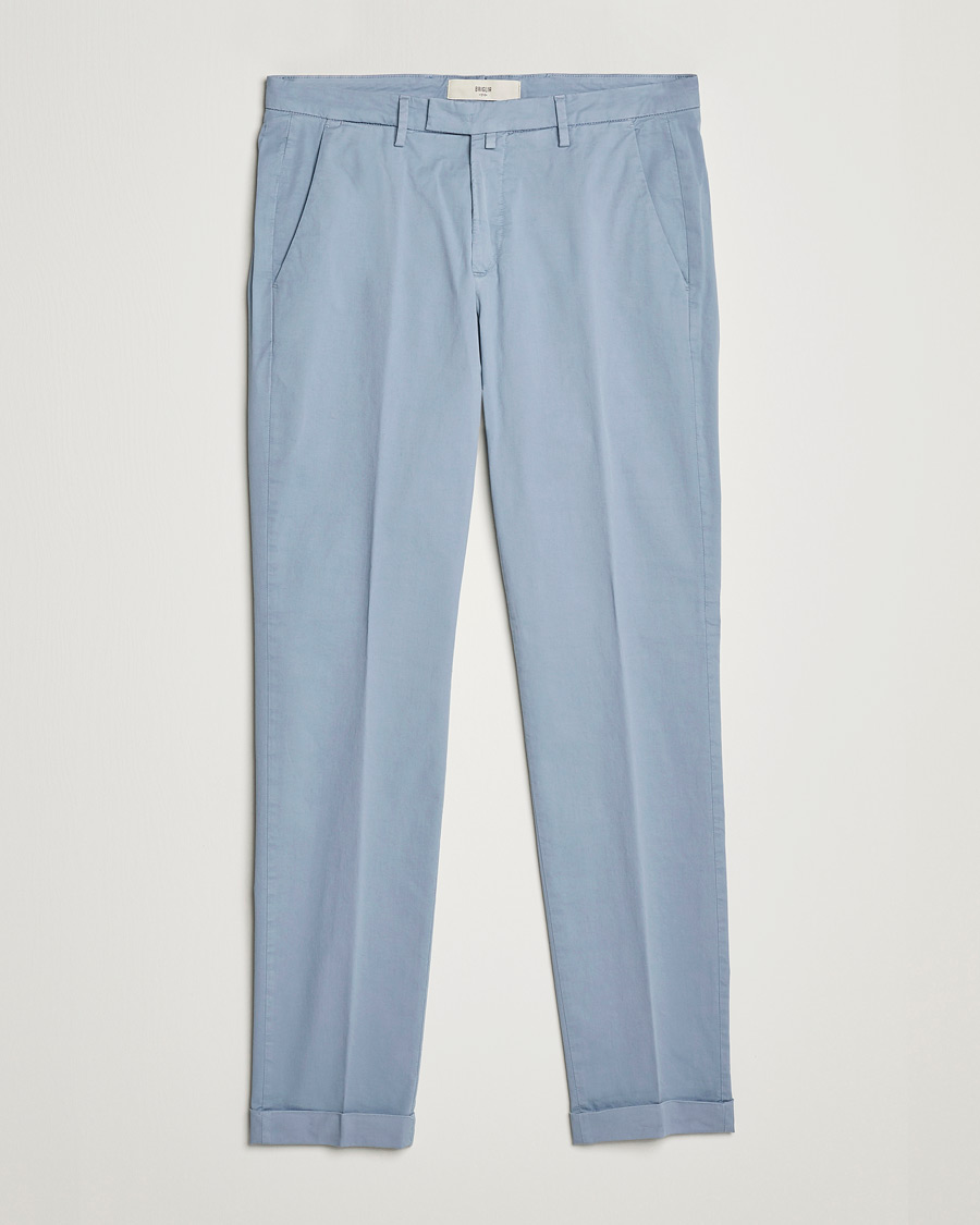 Herren | Hosen | Briglia 1949 | Slim Fit Cotton Chinos Light Blue