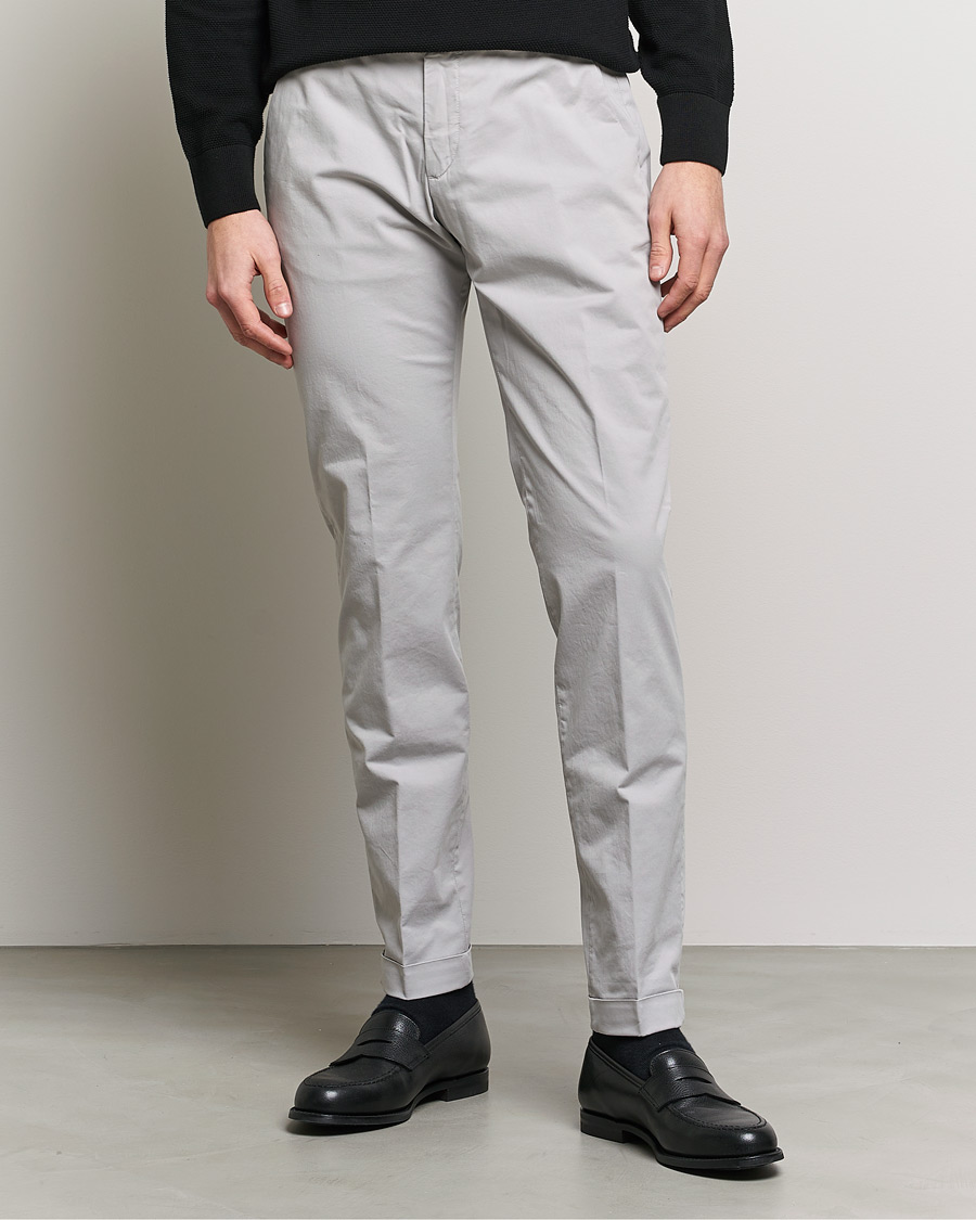 Herren | Hosen | Briglia 1949 | Slim Fit Cotton Chinos Grey