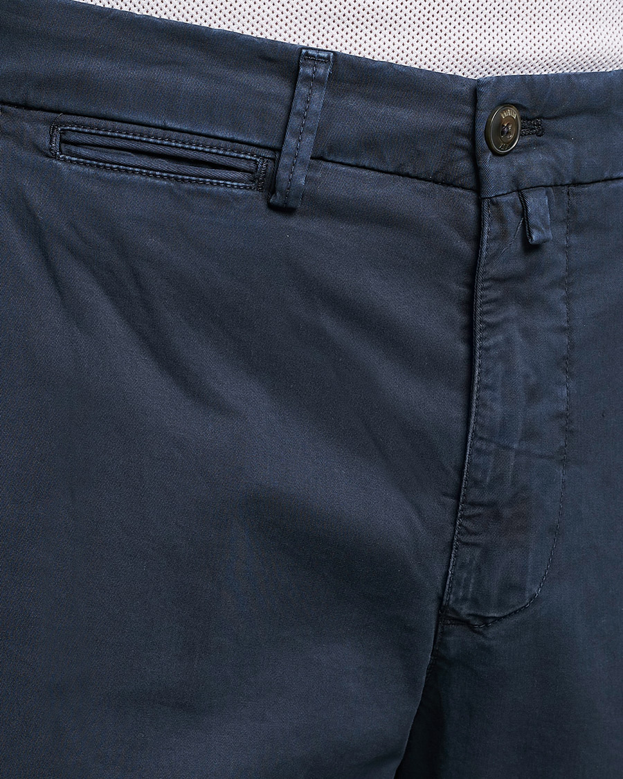 Herren | Hosen | Briglia 1949 | Tapered Fit Cotton Twill Stretch Chinos Navy