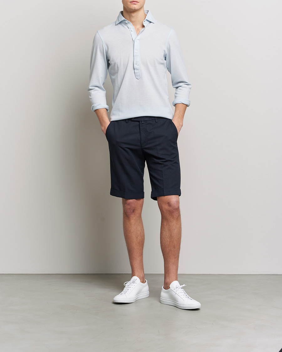 Herren | Shorts | Briglia 1949 | Linen/Cotton Shorts Navy