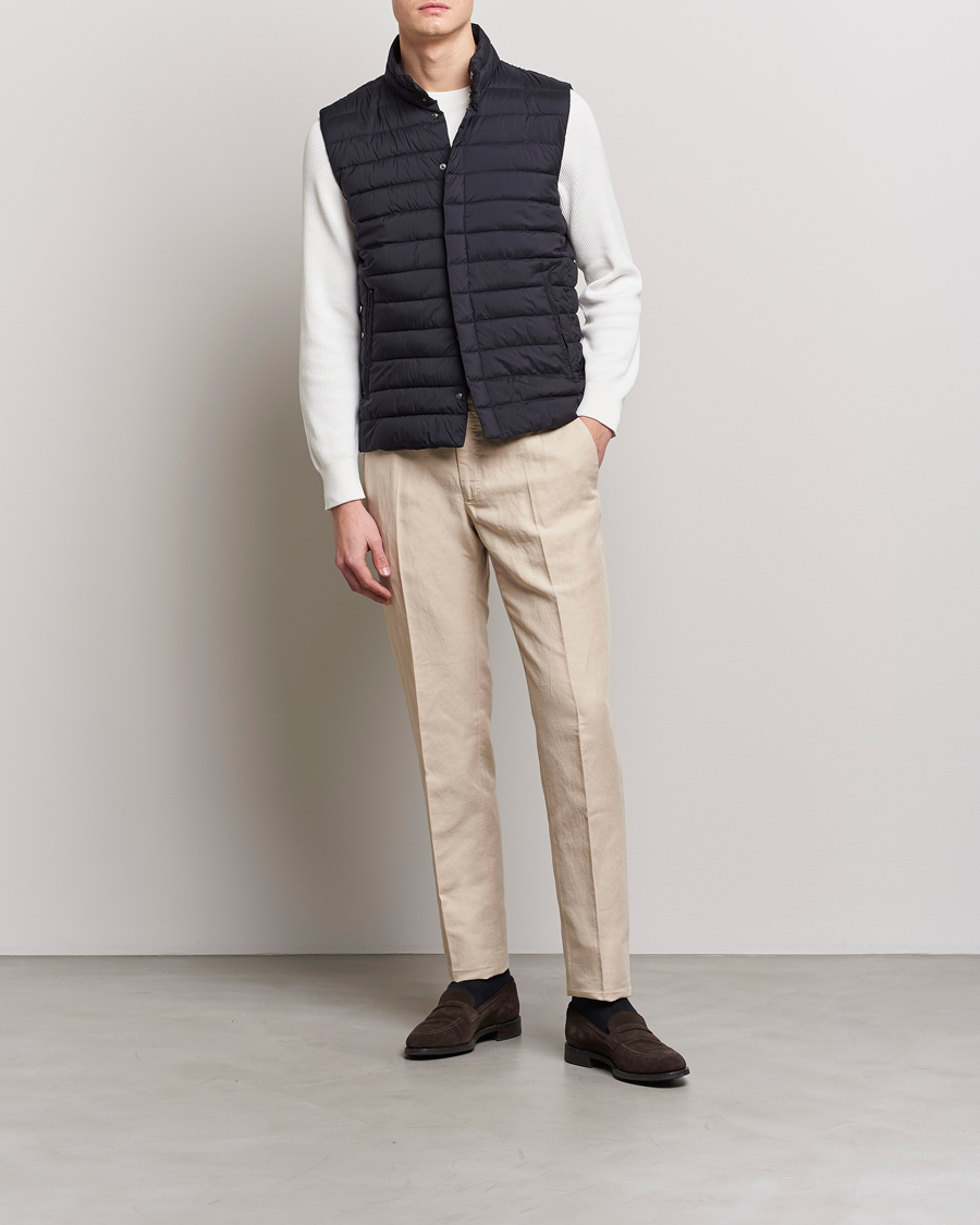 Herren | Westen | Herno | Nuage Matt Nylon Vest Midnight