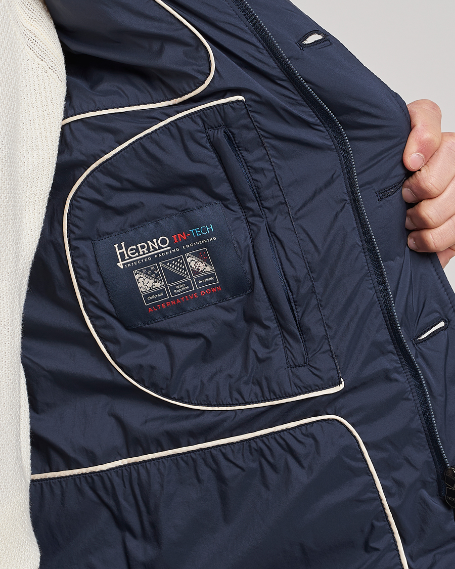 Herren | Jacken | Herno | Nuage Matt Nylon Blazer Navy