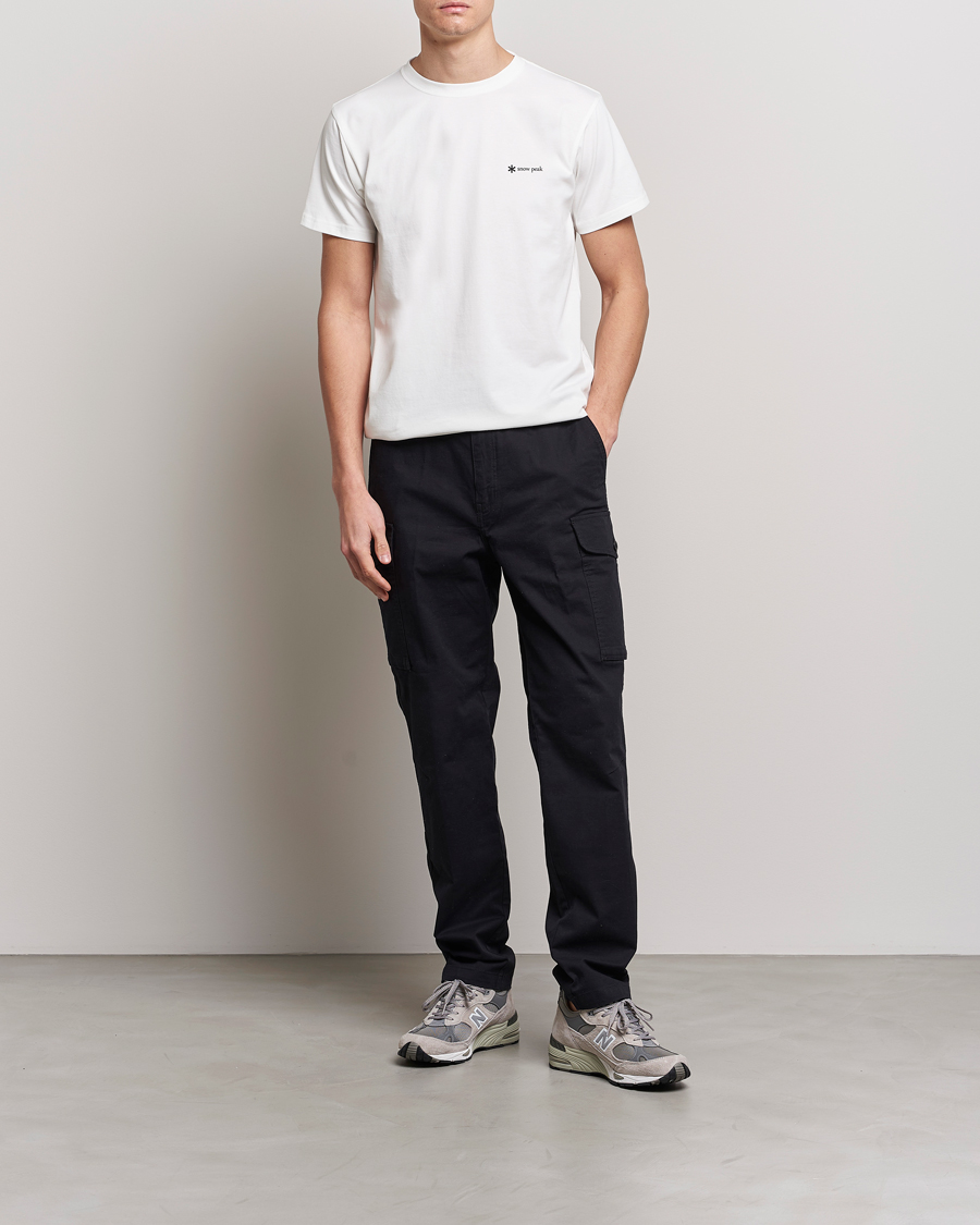 Herren | T-Shirts | Snow Peak | Organic Cotton Logo T-Shirt White