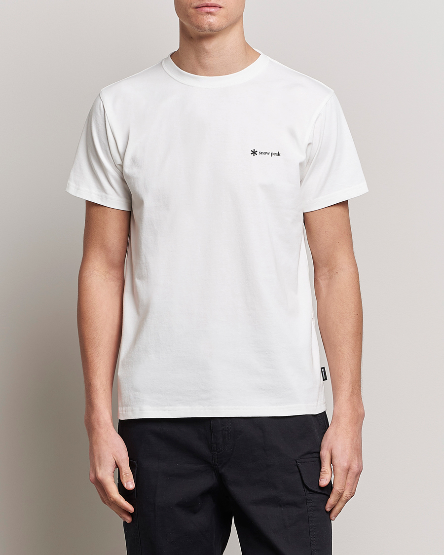 Herren | T-Shirts | Snow Peak | Organic Cotton Logo T-Shirt White