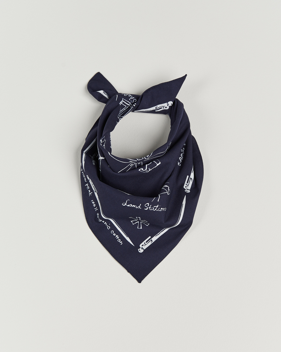 Herren | Snow Peak OG Cotton Noaspbi Bandana Navy | Snow Peak | OG Cotton Noaspbi Bandana Navy