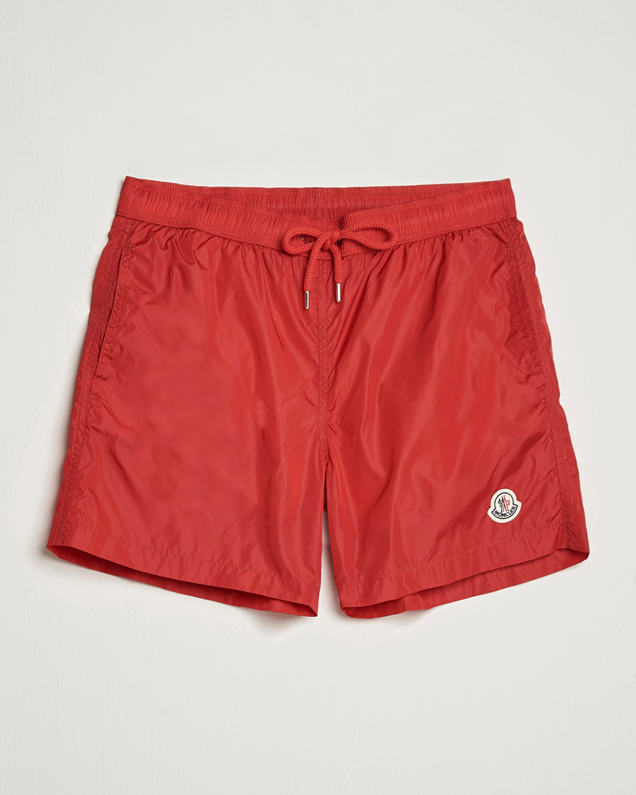 Herren | Badehosen | Moncler | Nylon Swim Trunks Red