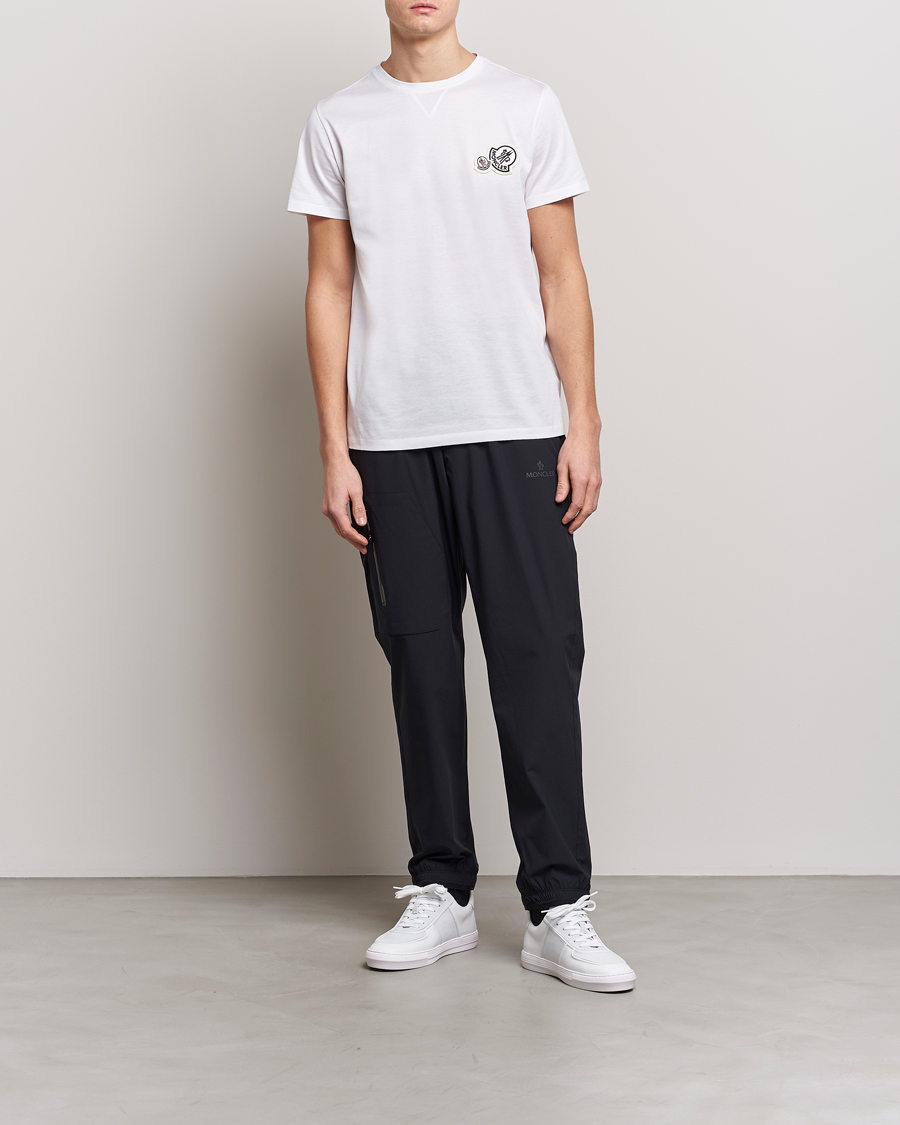 Herren | T-Shirts | Moncler | Double Logo T-Shirt White