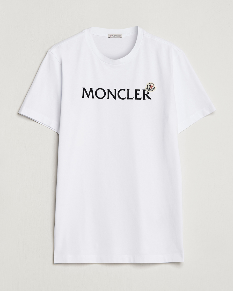 Herren | T-Shirts | Moncler | Lettering T-Shirt White
