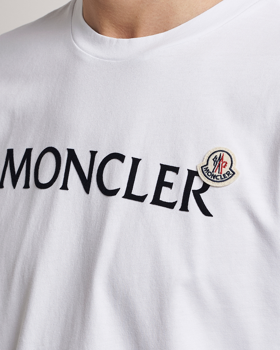 Herren | T-Shirts | Moncler | Lettering T-Shirt White
