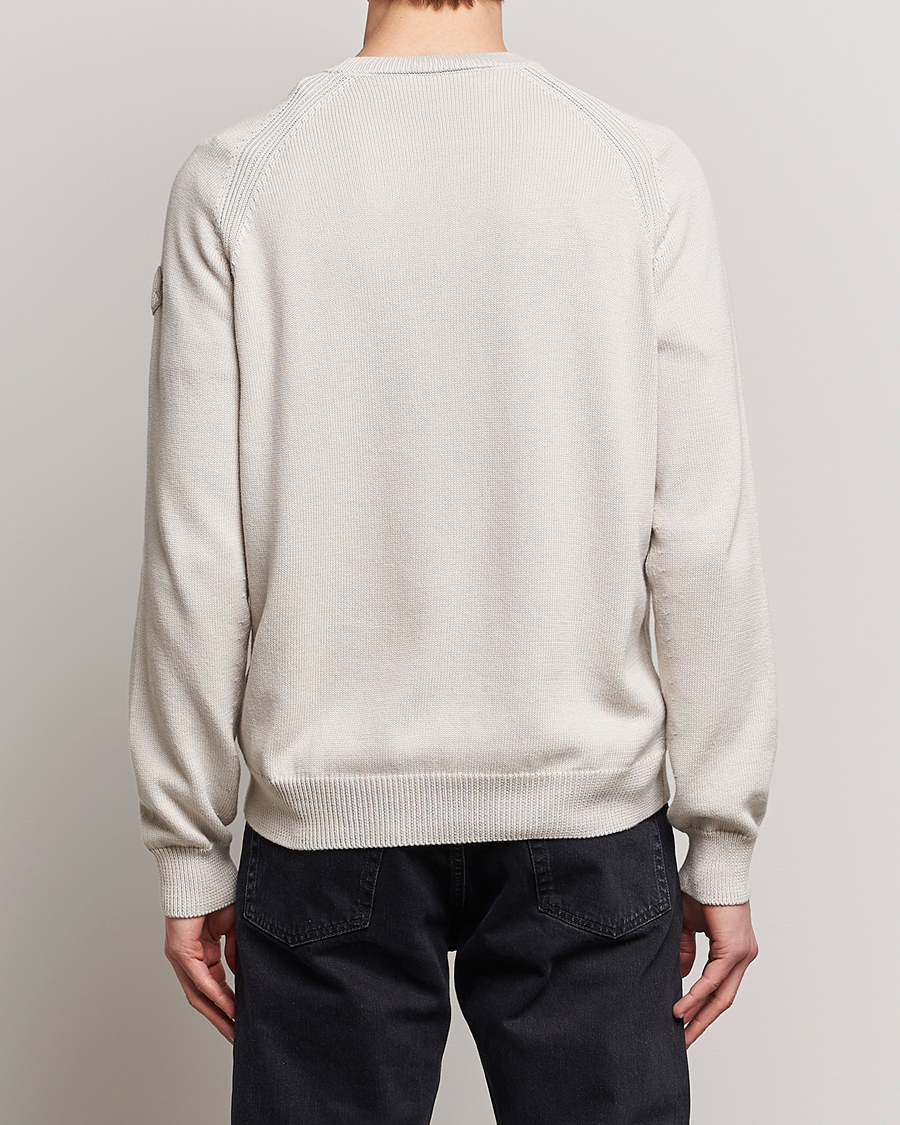 Herren | Pullover | Moncler | Embroidered Sweater Beige