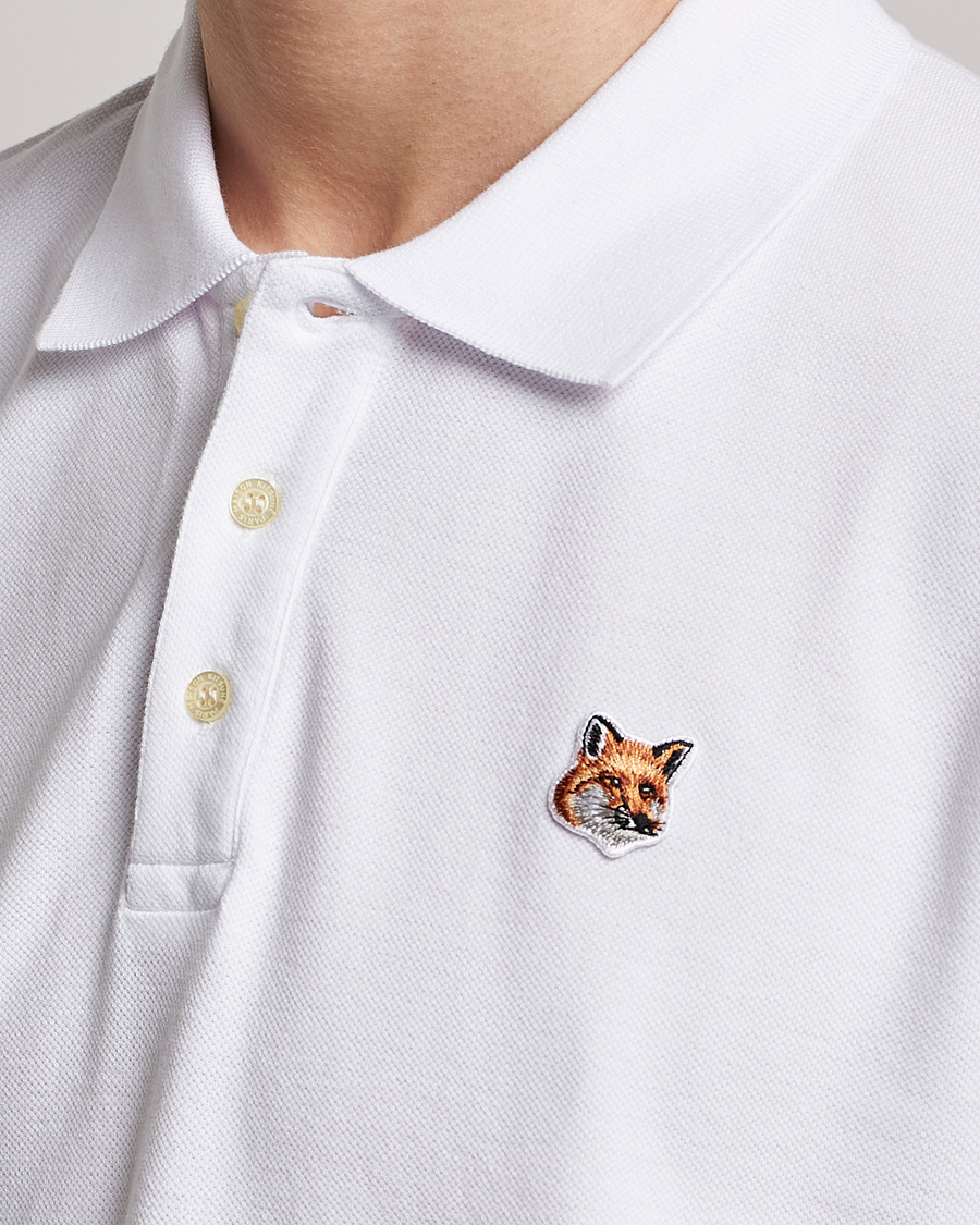Herren | Poloshirts | Maison Kitsuné | Fox Head Polo White