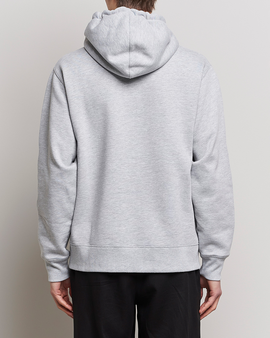 Herren | Pullover | Maison Kitsuné | Mini Handwriting Hoodie Light Grey Melange